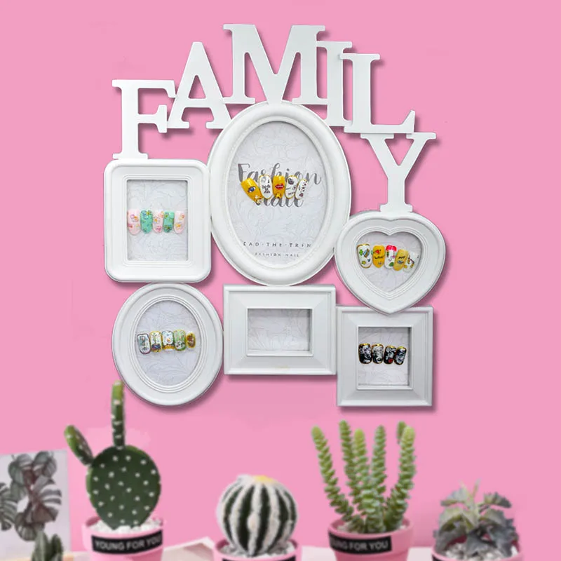 New Nail Gel Polish Display Photo Frame Hanging Wall Armor Display Box