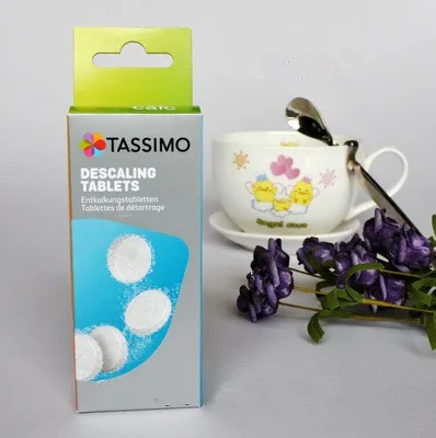 1 упаковка(4 шт) Tassimo Чистящие Таблетки для очистки кофемашины Bosch