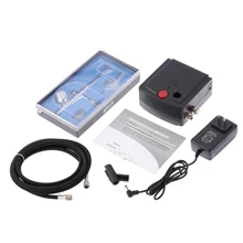 Двойного действия Аэрограф, воздушный компрессор Набор Nail Art Татуировка-картина Маникюр Ремесло торт Спрей модель воздушная кисть маникюрный набор пистолет-распылитель