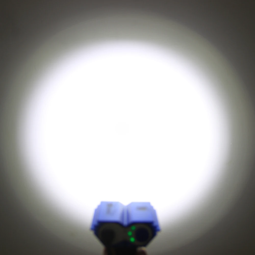 Cheap Waterproof Cycling Lamp 6000LM 2x XM-L T6 LED Bicycle Lights Dual Port  Head Front Bike Headlamp USB Port Torch No Battery 17