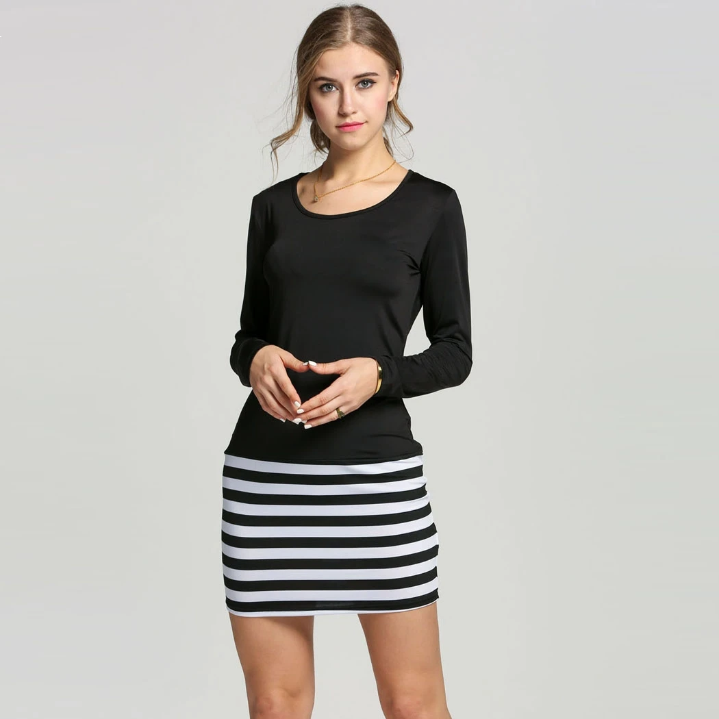 2017 Party Lady Bodycon Beach Clothes Long Sleeve Stylish Size Women