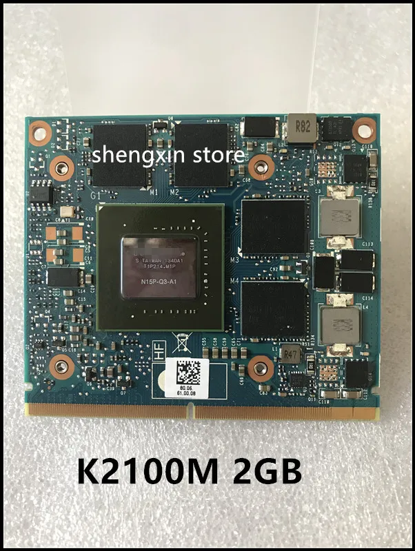 

Original K2100M K 2100M N15P-Q3-A1 2GB CN-0G4FN0 0G4FN0 Graphic card For HP ZBook15 g1 8570W