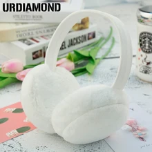 Новые модные дизайнерские зимние наушники женские меховые наушники для девочек Теплые зимние наушники