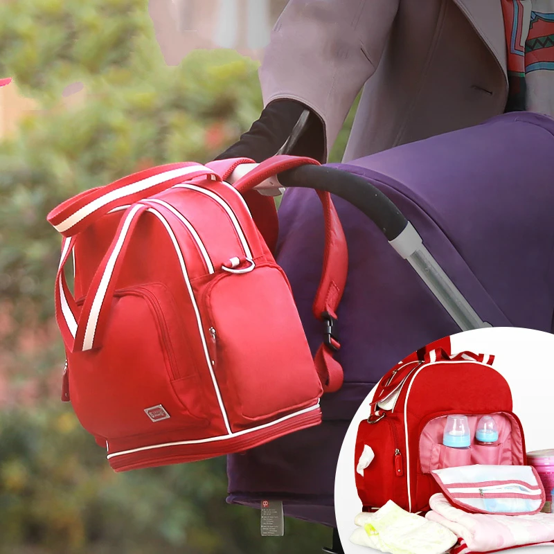 Fashion Mummy Maternity Nappy Bag Brand Large Capacity Baby Bag Travel
