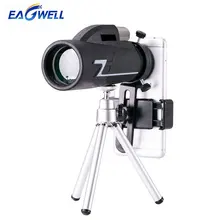 Универсальный 16x50 зум телескоп высокой четкости мобильный телефон телеобъектив для iPhone samsung Открытый Кемпинг Рыбалка и штатив
