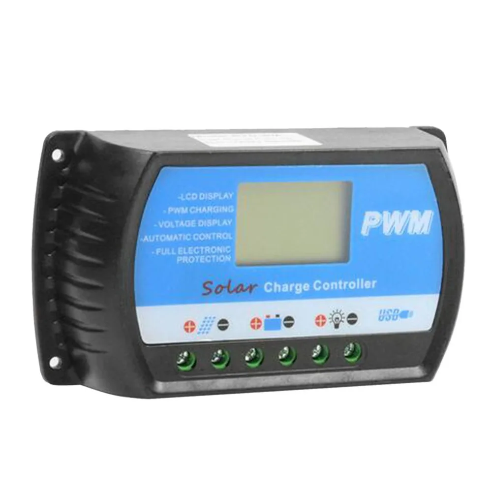 

Solar Charger Panel Controller PWM 20A Battery 12V/24V LCD Display Screen Auto 5V USB Charging Machine High Quality