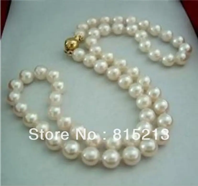 

ddh00175 Natural 8-9MM White Akoya Pearl Necklace 14K Clasp Jewelry
