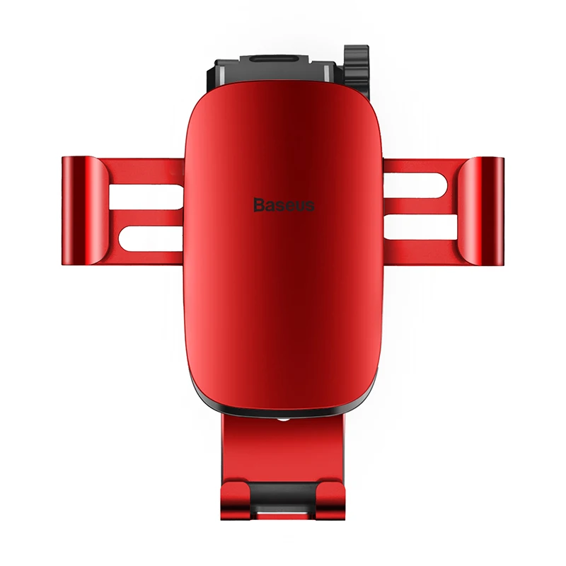 Универсальный автомобильный держатель для телефона Baseus для iPhone11 X samsung S10 S9 Xiaomi, держатель, металлическая пластина, подставка-держатель для сотового телефона - Цвет: Red