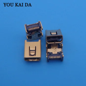

20pcs DIP 4 feet MINI 8PIN USB Power Socket Connector v3 port For Phone MP3 MP4 8P