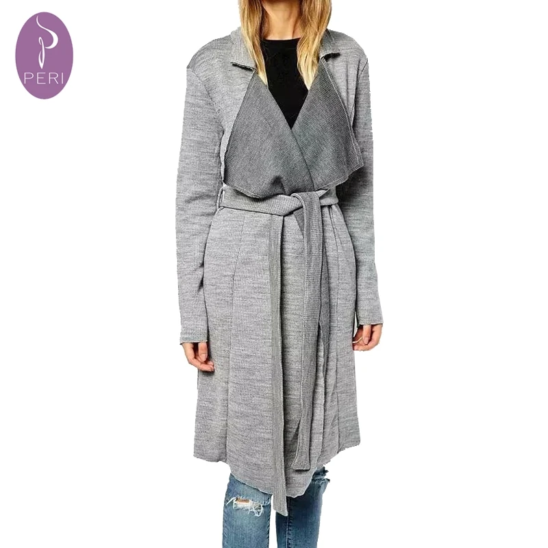 NYMPH 2016 New Arrival Women Cardigans Sweater Autumn Winter Casual Long Sleeve Slim with Belt Knitted Coats Outerwear Cardigan |