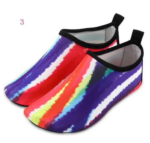 Unisex Swimming Water Shoe Kids Frog Print Quick Dry Anti