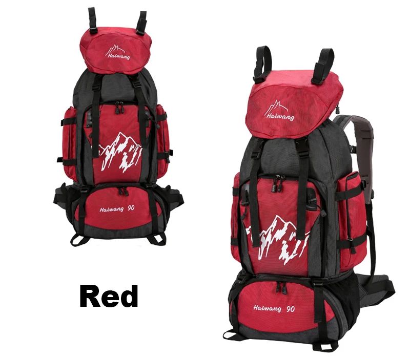 Нейлоновый 90L рюкзак для путешествий альпинистская походная сумка рюкзак для уличного спорта рюкзак для альпинизма