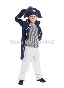 

Costume the Hooker clothes children masquerade performance clothing blue and white small Hooker