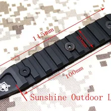 Боковой рельс 20 мм Picatinny Weaver Rail для URX4 KeyModx handguard system MI style