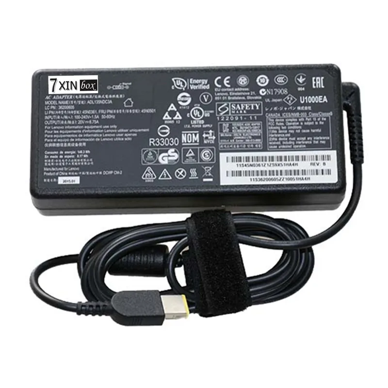 7 xinbox 20V 6.75A 135wh ADL135NDC3A для LENOVO Y50-70 Y70-70 адаптер переменного тока 36200605 45N0501 45N0361 4X20E50558 зарядное устройство