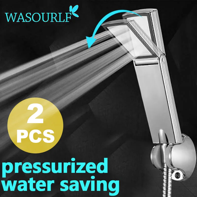 WASOURLF 2 PCS Free shipping oxygenics water saving chrome abs plastic