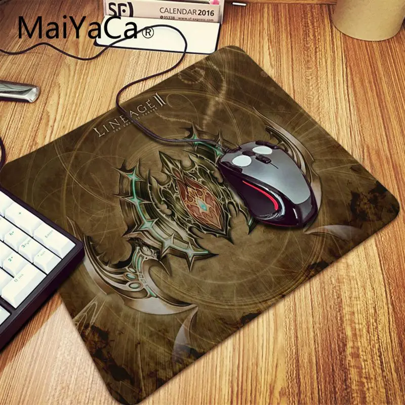 Забавный игровой коврик для мыши Maiyaca lineage 2 игровые коврики Офисная мышь мягкий