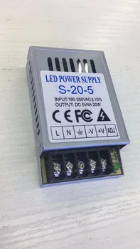 

[Seven Neon]Free shipping wholesales high quality DC5V 4A 20W metal switch power adaptor led lighting power transformer