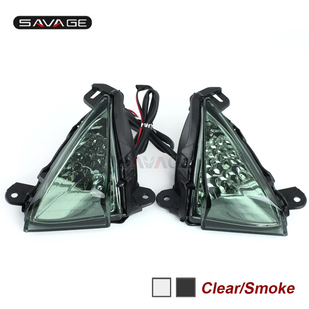 

Front LED Turn Signals Indicator Light For KAWASAKI ZX-6R ZX6R ZX-10R ZX10R NINJA Motorcycle Accessories Lamp Blinker Bright