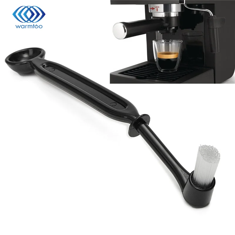 

22cm Length Coffee Espresso Machine Group Head Kitchen Nylon Cleaning Brush Bristle Spoon Home Appliance Parts