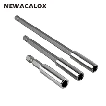 Long Extension Bar Quick Change Tools Magnetic Bit Holders 1/4″ Hexagon Screwdriver Drill 3″ 4″ 6″ 3pcs/set