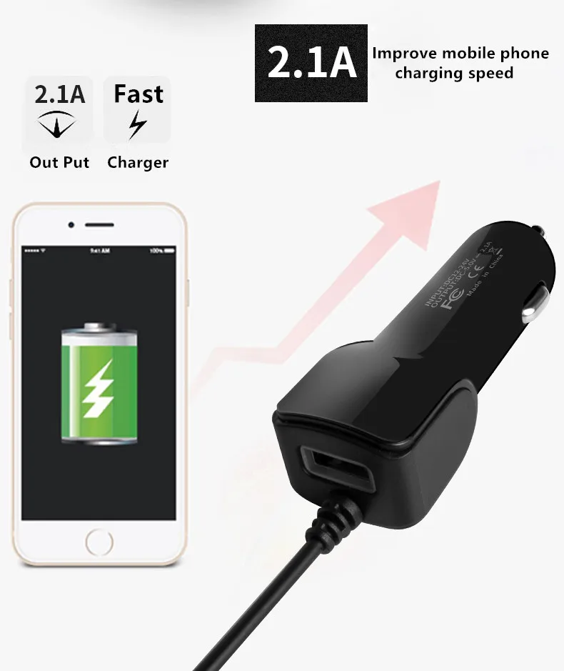Автомобильное зарядное устройство EMIUP USB для мобильного телефона IPhone X 7 XS Max, автомобильное зарядное устройство Micro usb type C, зарядка для samsung Xiaomi huawei 3 в 1