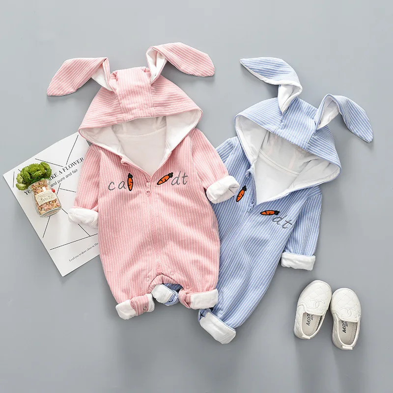 

2019 Autumn Winter infant rompers Cute cotton long sleeve baby clothing Birthday party unisex clothes for children costume