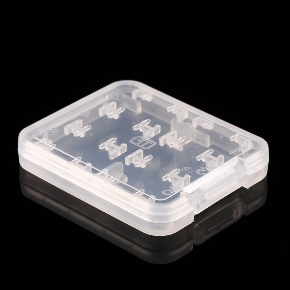 

8 in 1 Plastic Storage Box For MicroSD TF Memory Card Storage Holder Box Protector Organizer Case Magnetic Boxes Organizador