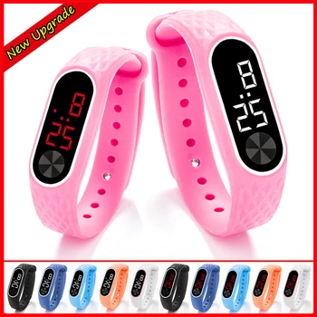 

Colorful Children Digital Watch Kids Boys Girls Men Women LED Electronic Silicone Bracelet Sport Wrist Watch Relogio Reloj Clock