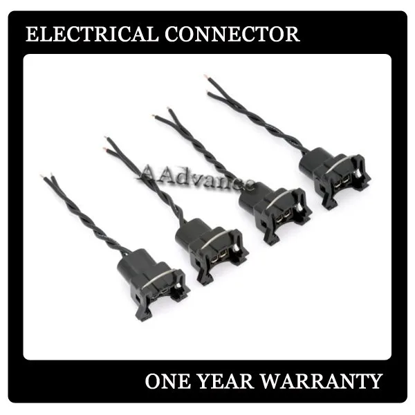 EV1 Style Fuel Injector Connector Plug Clip Harness Pigtail Wiring in