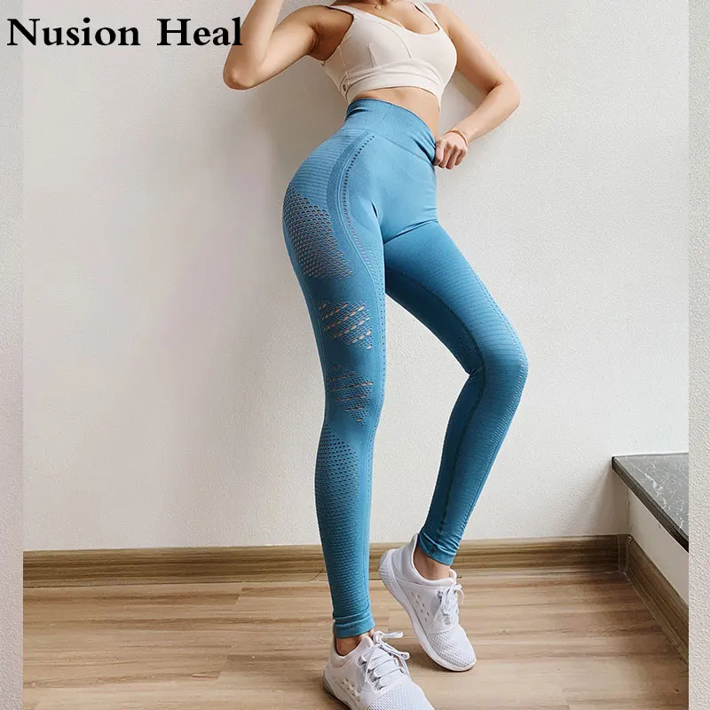 

Women Fitness Gym Energy Seamless Tummy Control Yoga Pants Super Stretchy Gym Tights High Waist Sport Leggings Running Pants
