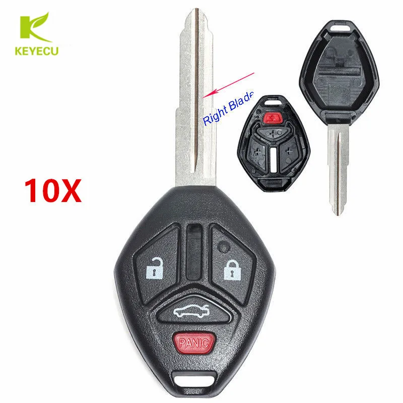 KEYECU 10PCS/LOT New Replacement Shell Remote key Case Fob