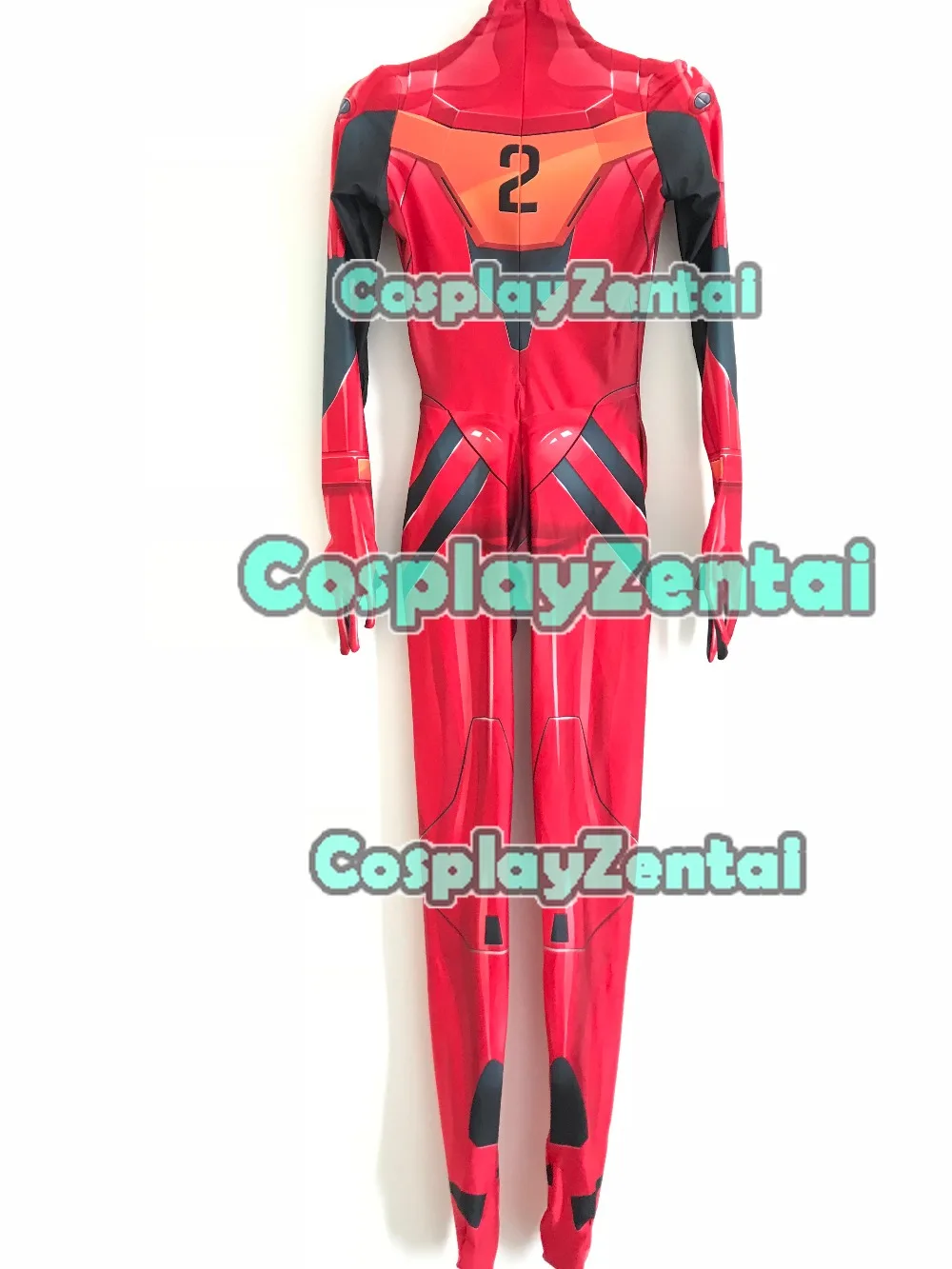 Костюм для косплея Soryu Asuka Langley боди из спандекса с 3D принтом зентай костюмы на