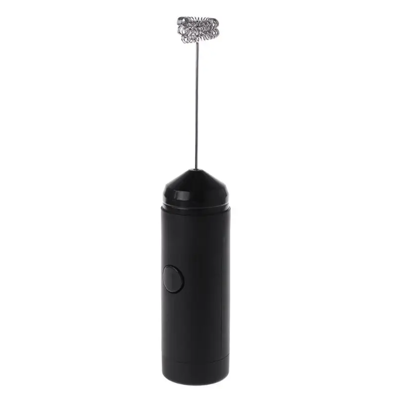 

Electric Handheld Milk Frother Double Spring Whisk Head Manual Blender Tools