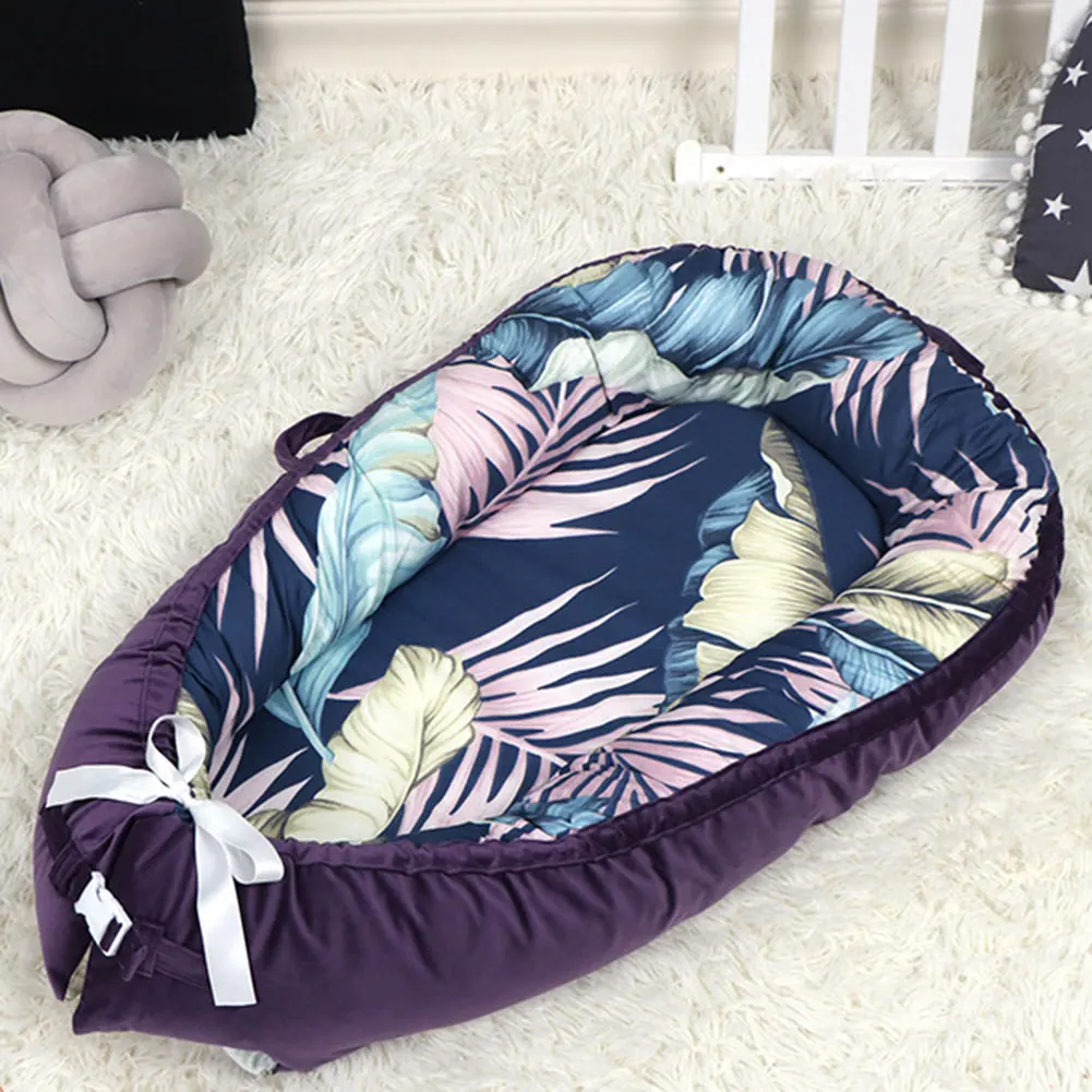 Детская кровать моделирование матки новорожденных кроватки фланелевые хлопок бархат съемный удобный сон одеяло переносной путешествия
