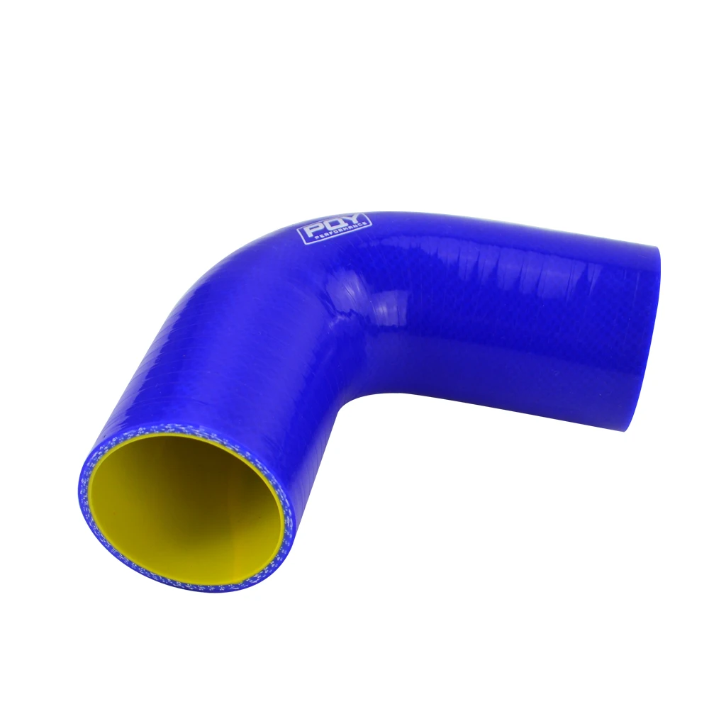 45 Degree 2/" to 2.5/" Inch 51-64MM Silicone Hose Elbow Intercooler Couple Blue