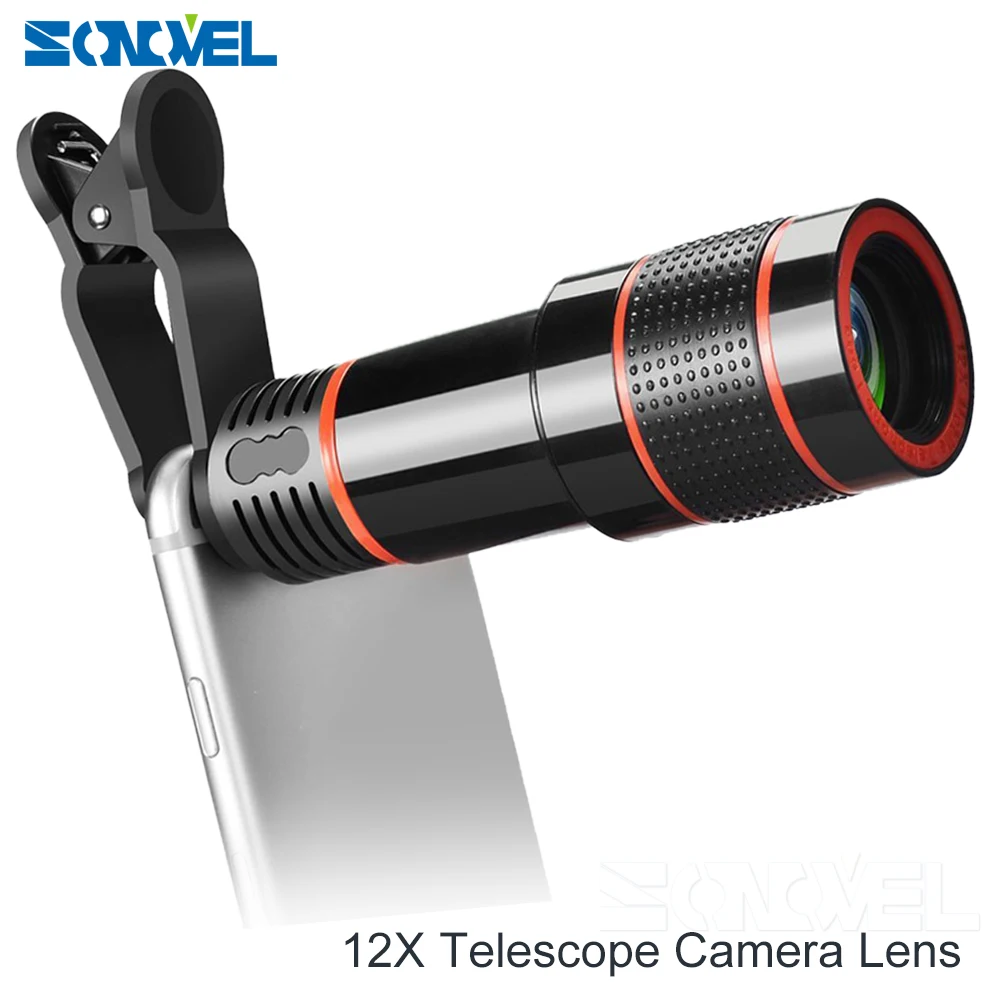 Mobile Phone Camera Lens Telescope 12X Zoom Telephoto Len With