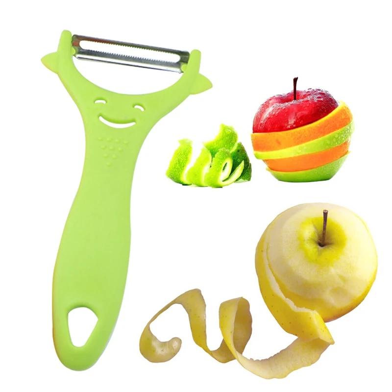 Smiley Peeler Fruit Knife Smiley Face Fruit Paring Knife Apple Peeler Kitchen Potato Scraping
