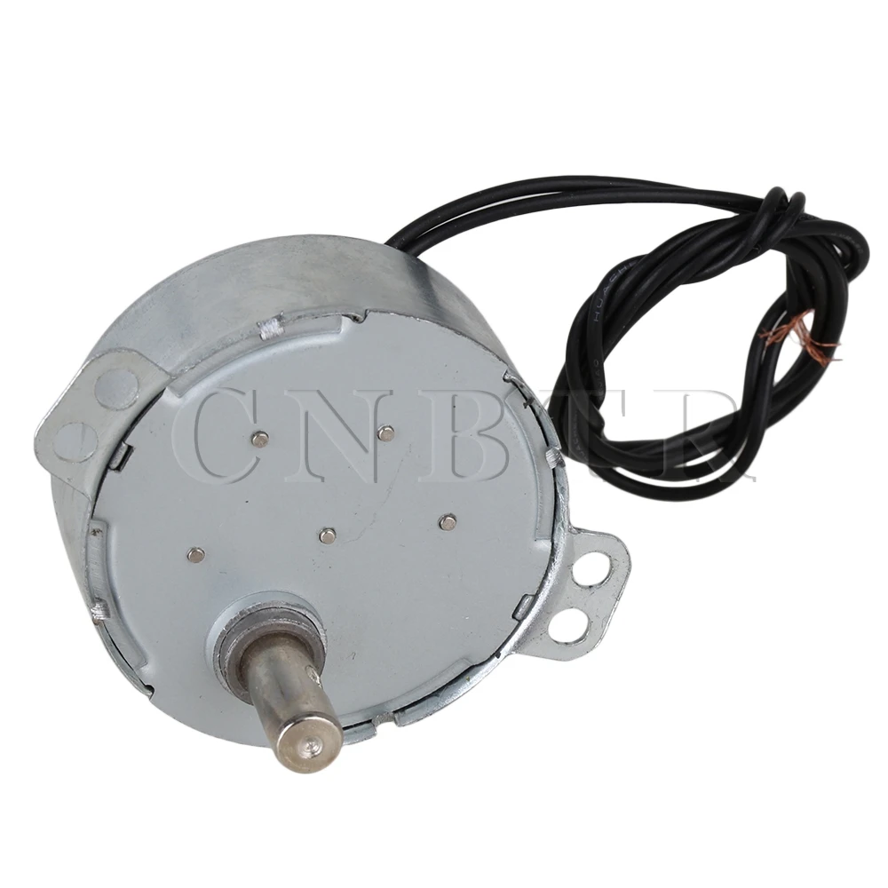

CNBTR AC 220V Synchronous Motors 0.8-1 r/min CW/CCW 4W TYC-50 50/60HZ 10mm Shaft