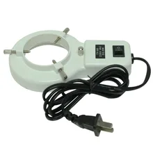 Монокуляр микроскоп стерео микроскоп кольцо света 8 Вт Объективы для фотоаппаратов универсальный источник света