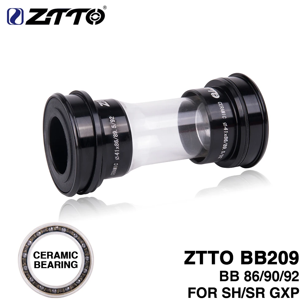 ZTTO керамические BB209 BB92 BB90 BB86 пресс подходят нижние кронштейны для шоссейных частей горного велосипеда 24 мм шатуны K7 GXP 22 мм цепи