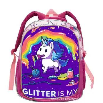

Hot Sale Cartoon Kids Unicorn Schoolbag Cute Girls Lovely School Bag Kindergarten Primary School Backpacks