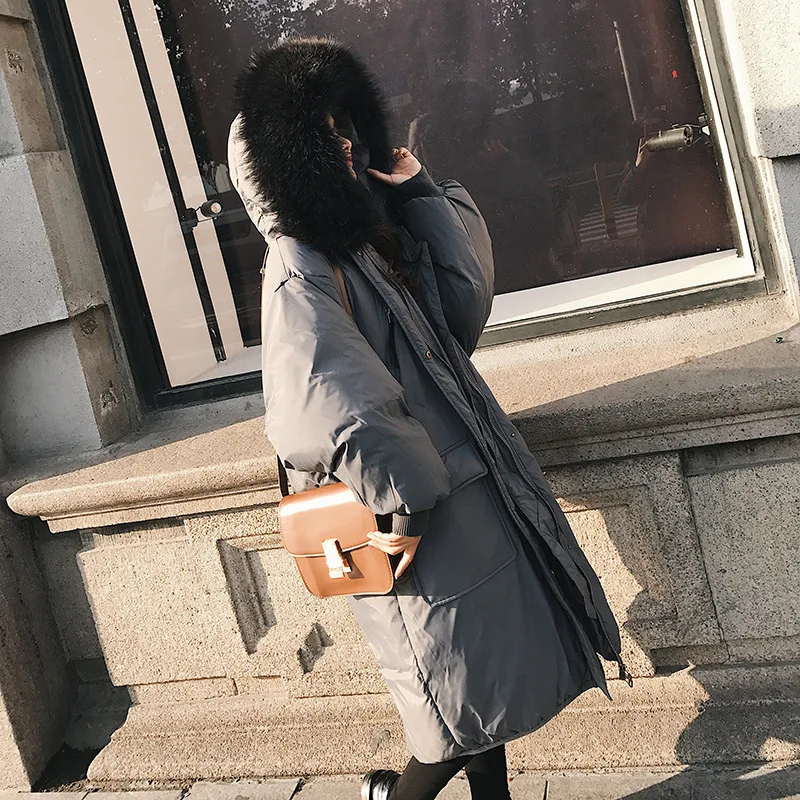 Femmes army Coton Veste Manteau Coupe Épaissir Col Cw011 De Mi Lâche À Fourrure Parkas Vêtements Chaud Gray Green D'hiver Capuche long En 2019 Nouveau PZOXiuTk