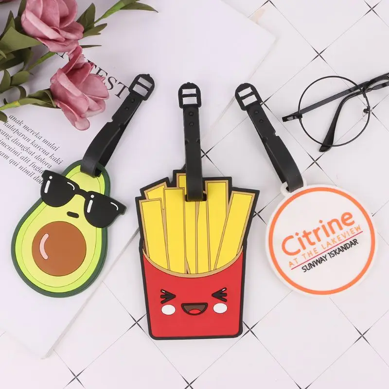 Cartoon Luggage Tag Travel Suitcase Bag ID Tags Address Label Baggage Cartoon Luggage Tag Travel Suitcase Bag ID Tags Address Label Baggage