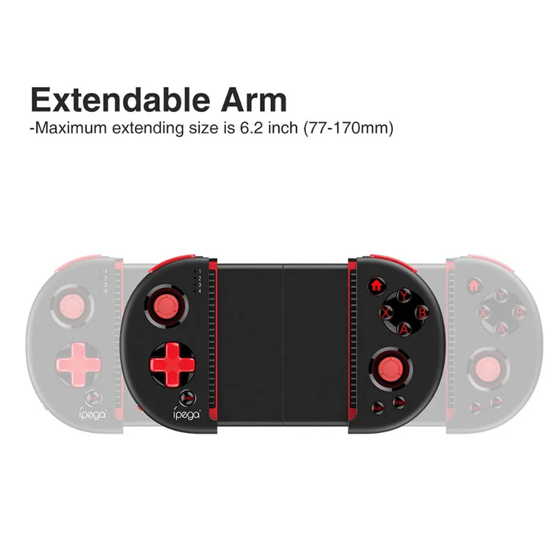  IPEGA 9087S Phone Gamepad PUBG Game Controller Bluetooth Extendable Joystick for Tablet PC iOS Andr