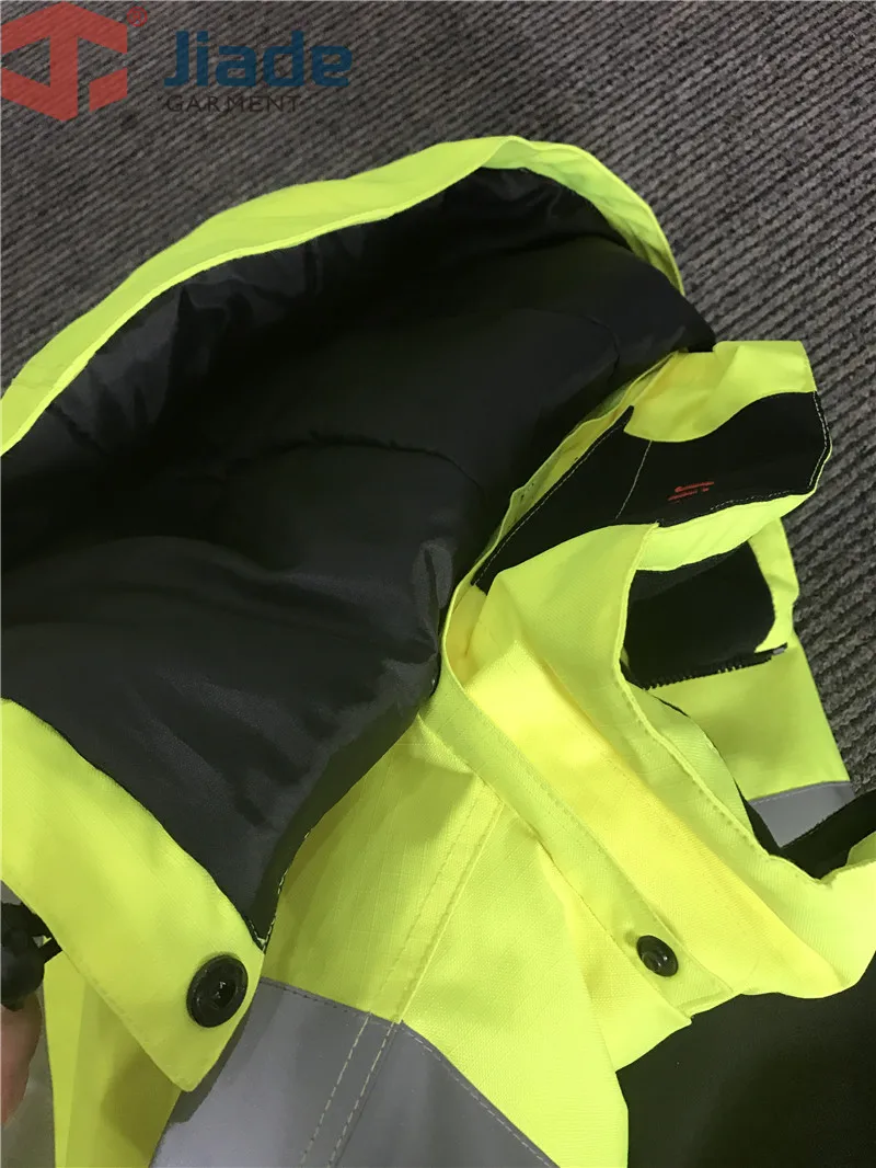 Розовая Защитная куртка для женщин двухцветная Hi Vis куртка со светоотражающими лентами водонепроницаемая куртка с карманами