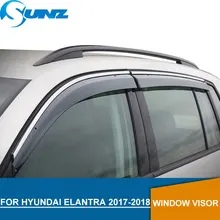 Window Visor for HYUNDAI ELANTRA 2017-2018 side window deflectors rain guards for HYUNDAI ELANTRA 2017-2018 SUNZ