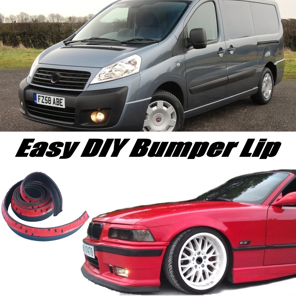 

Bumper Lip Deflector Lips For Fiat Scudo MK2 2007~2012 Front Spoiler Skirt For Tuning / Body Kit / Strip