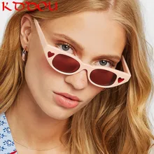 Moda mujer, брендовые дизайнерские солнцезащитные очки для женщин, маленькая коробка, Винтажные Солнцезащитные очки в форме сердца, кошачий глаз, очки uv400 oculos feminino
