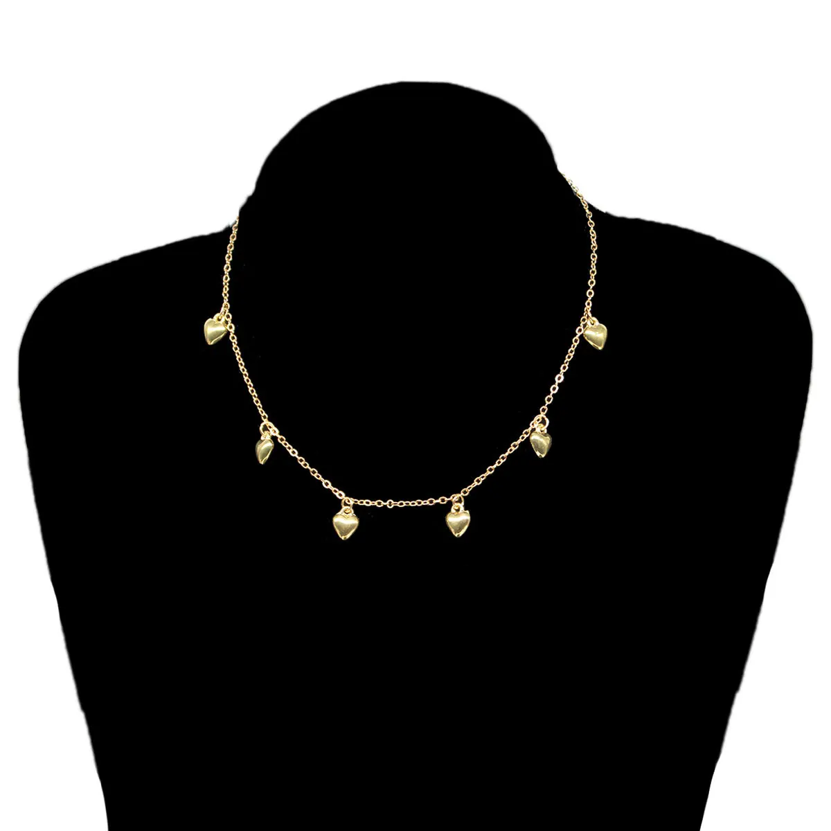 Женское колье в стиле бохо, Золотая цепочка, круглое многослойное ожерелье для женщин, вечерние ювелирные изделия, женские новые ожерелья, мода - Окраска металла: Светло-желтый, золотистый цвет